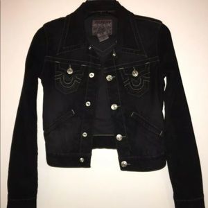 True Religion Jean Jacket x-Small Corduroy Black